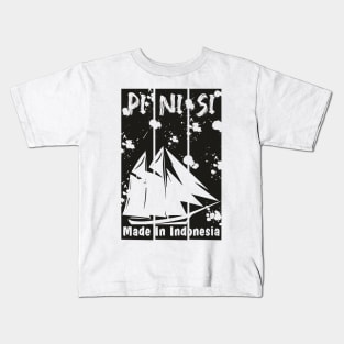 ethnic tshirt (pinisi - light) Kids T-Shirt